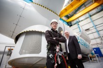 Siemen's engineering apprentices help build the next generation of wind turbines